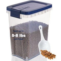 Elwichen dog and cat food container with airtight lid preserves freshness and reduces spoilage