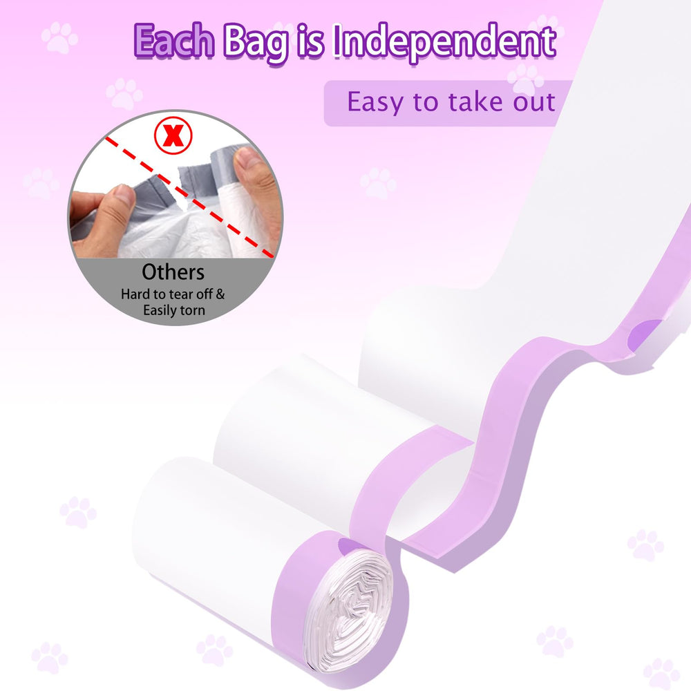 Elzrghs pre-separated bags simplify disposal and reduce tears.