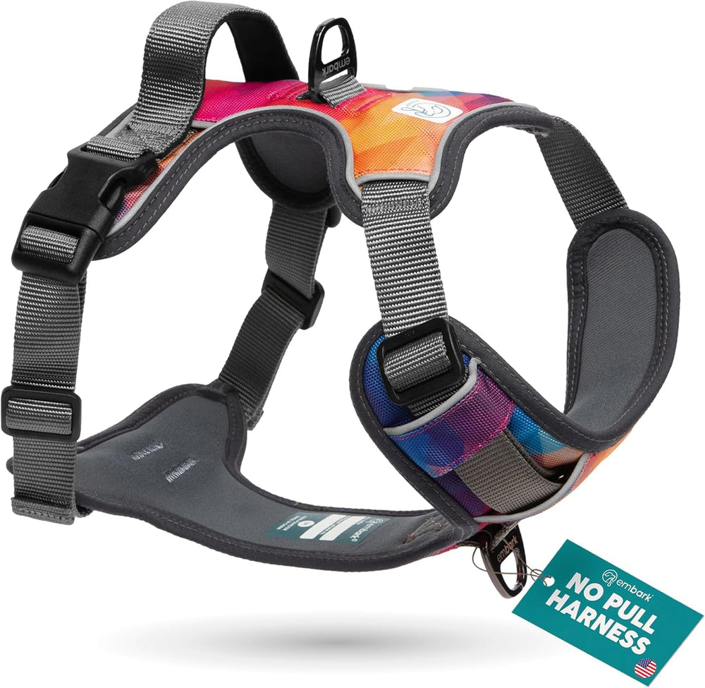 Embark Pets Adventure harness with front clip for no-pull control during daily walks.