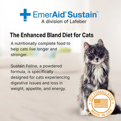 EMERAID Sustain Feline Recovery ingredient focus highlights gut-friendly nutrients.
