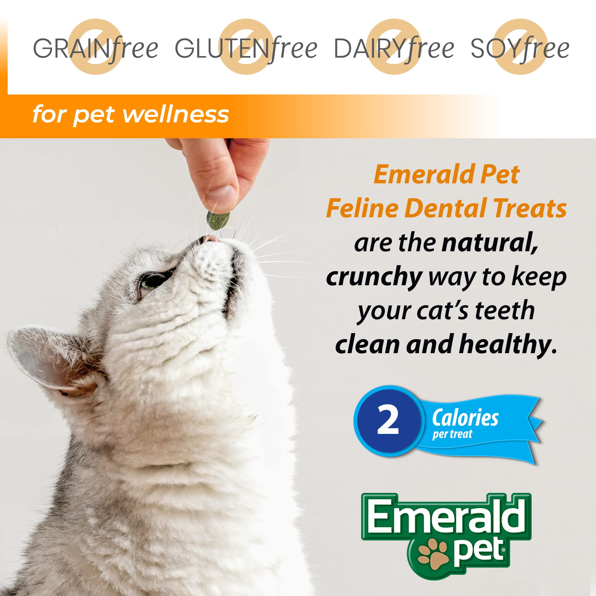 Emerald Pet cat dental treats usa-made: premium US-sourced ingredients.