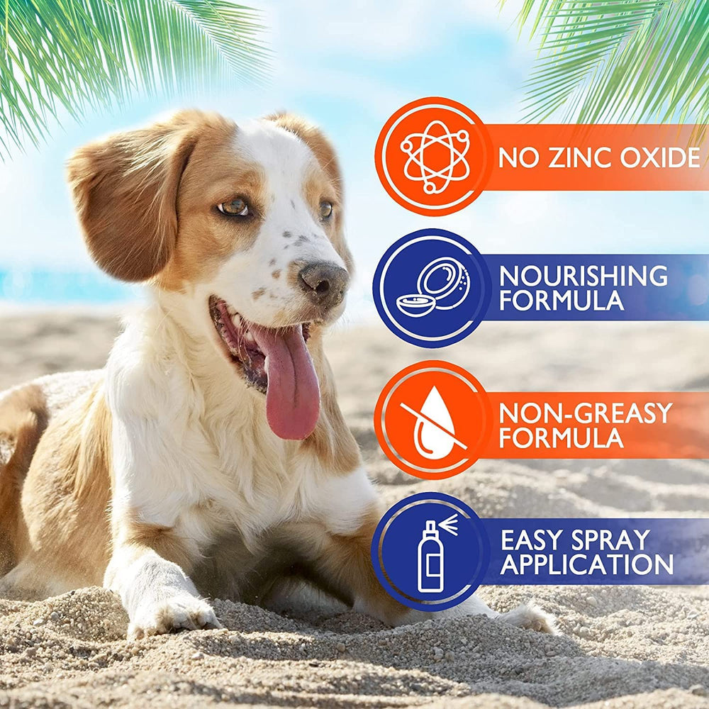 Emmy's Best EBPP sunscreen on the coat provides moisture and protection