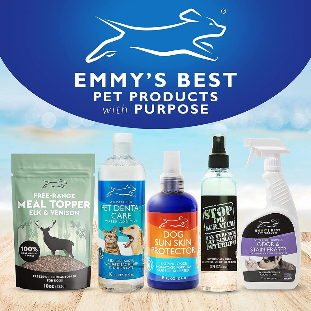 Shea butter and coconut oil moisturize with EBPP sunscreen for dogs