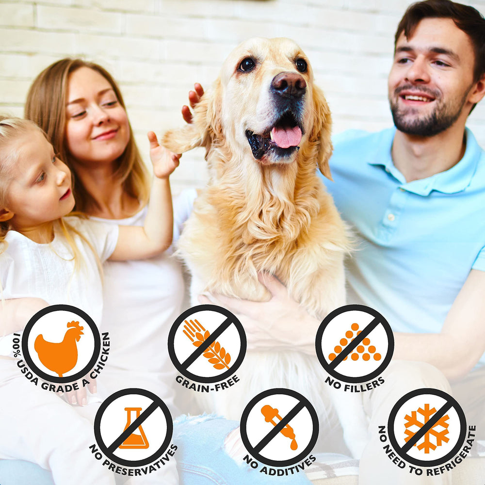 Emmy's Best EBPP grain-free, high-protein dog jerky.