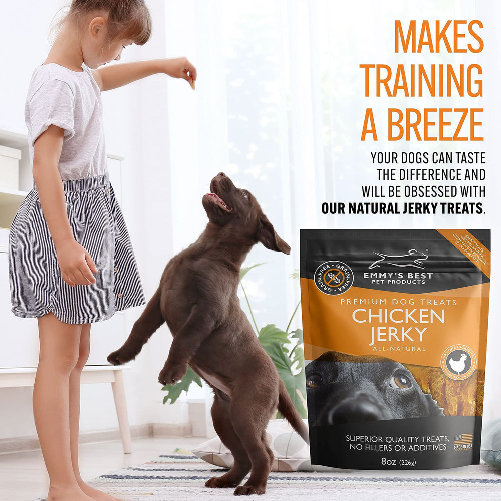 Emmy's Best EBPP no fillers and gluten-free ingredients label.