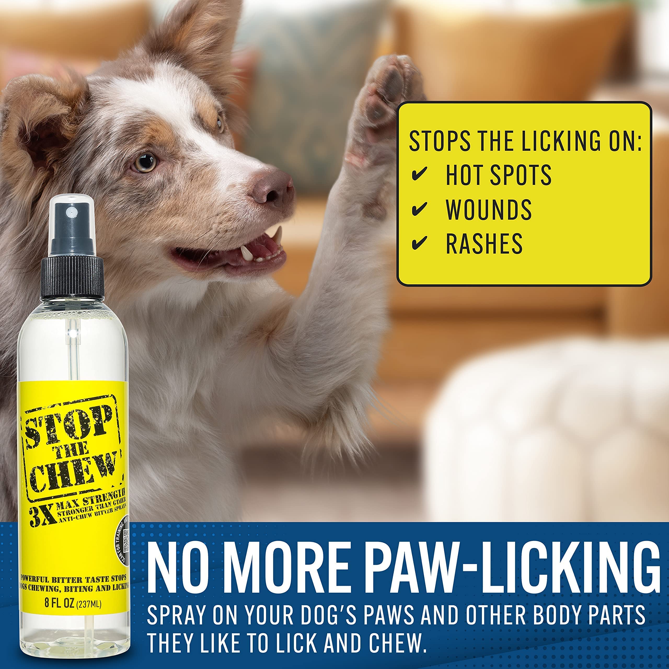 Emmy's Best EBPP Stop the Chew on shoes protects footwear from chewing.