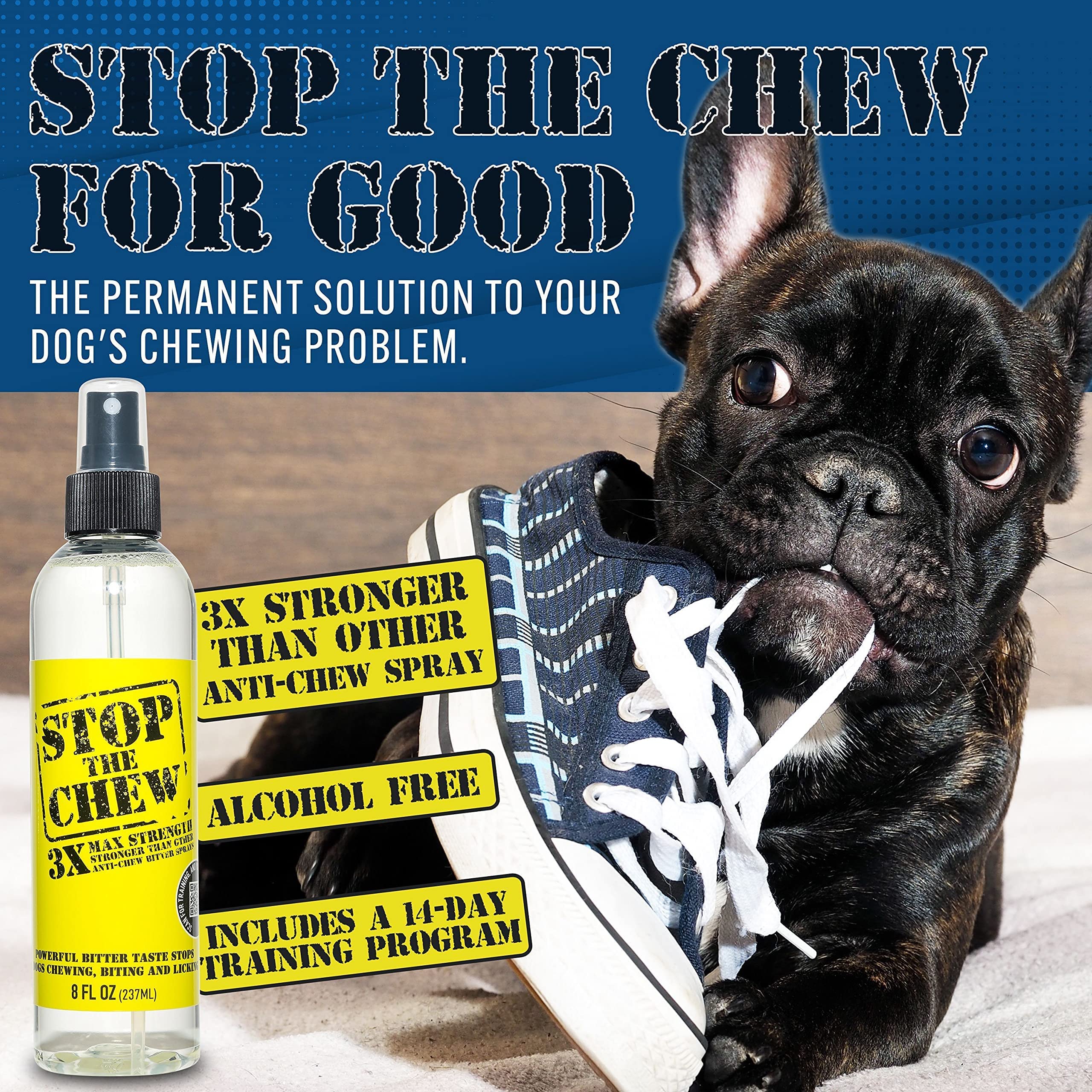 Emmy's Best EBPP Stop the Chew applied to fur for deterrence and easy use.