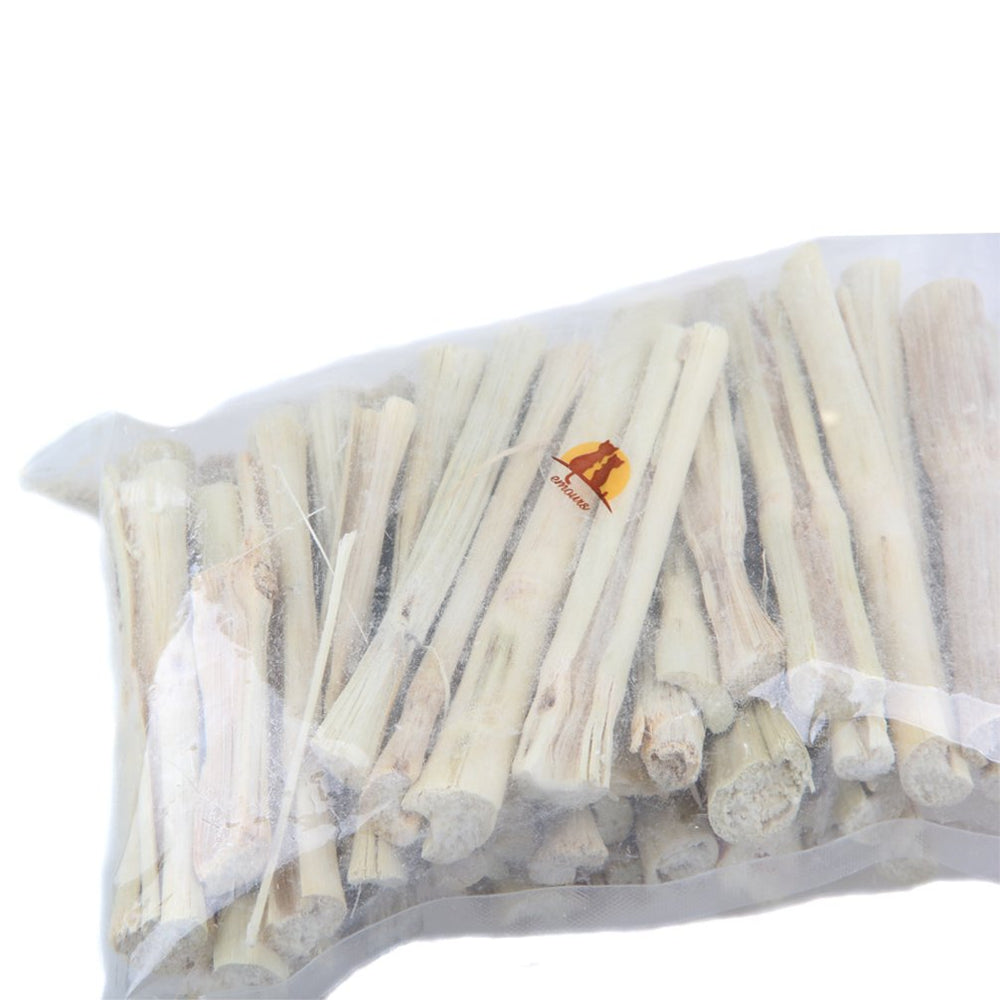 emours bamboo teeth chews wood sticks close-up with natural texture for gnawing
