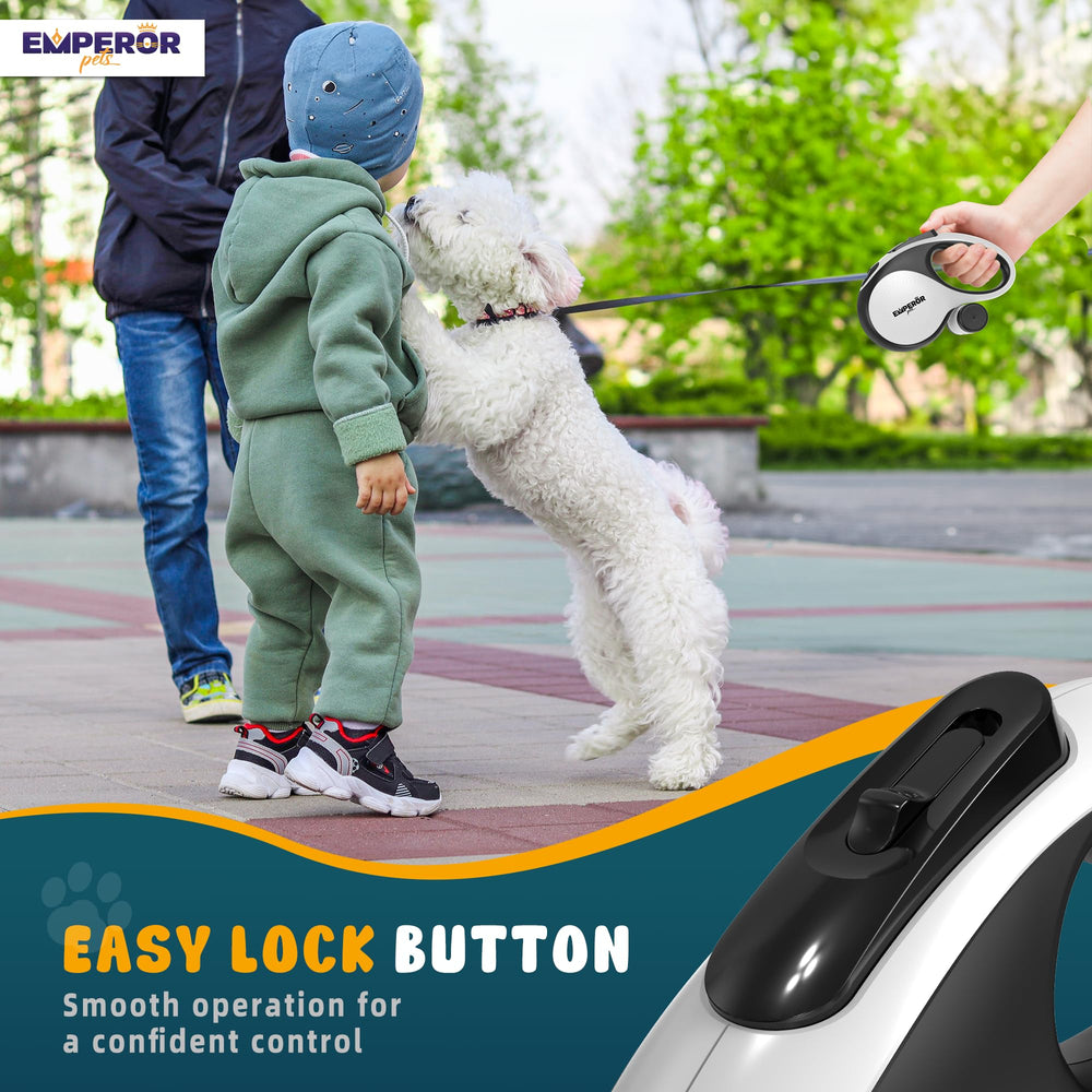 Emperor Pets anti-tangle design leash keeps dogs moving freely