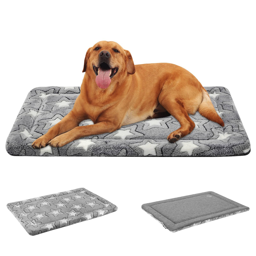 EMPSIGN Dog Crate Pad with reversible cool and warm sides for all-season comfort.