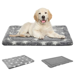 EMPSIGN dog crate pad with reversible warm and cool sides for all-season comfort.