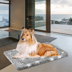 EMPSIGN Fancy Dog Bed Mat machine washable for easy cleaning.