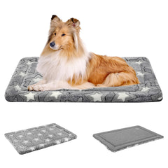 EMPSIGN Fancy Dog Bed Mat XXL in crate for large dogs.