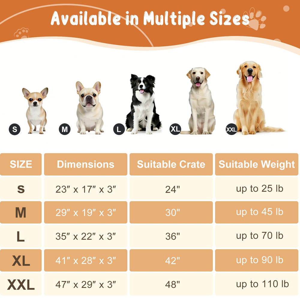 EMPSIGN 24-inch-crate-fit ensures snug placement.