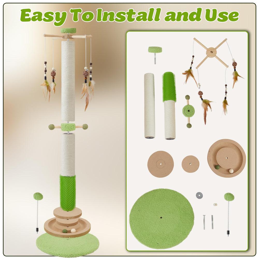 EMUST 38 inch tall post protects furniture by offering a dedicated outlet