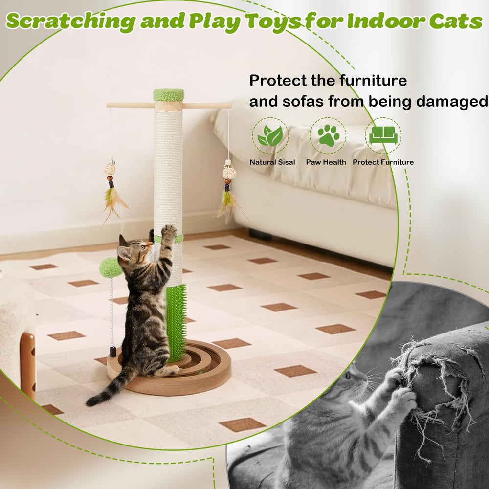 EMUST double layer wooden ball track adds varied textures for exploration