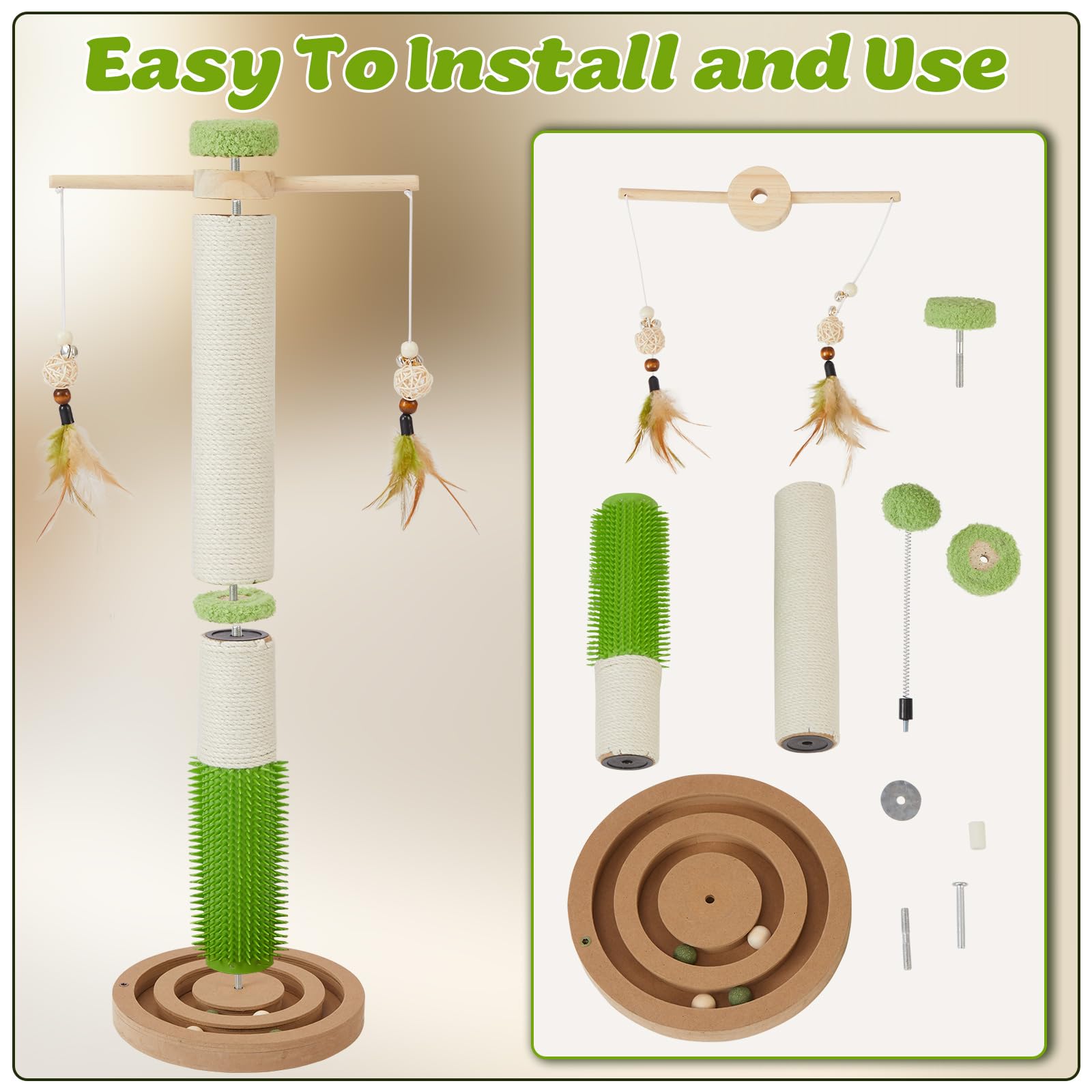 EMUST easy assembly guide helps set up a ready to use play space
