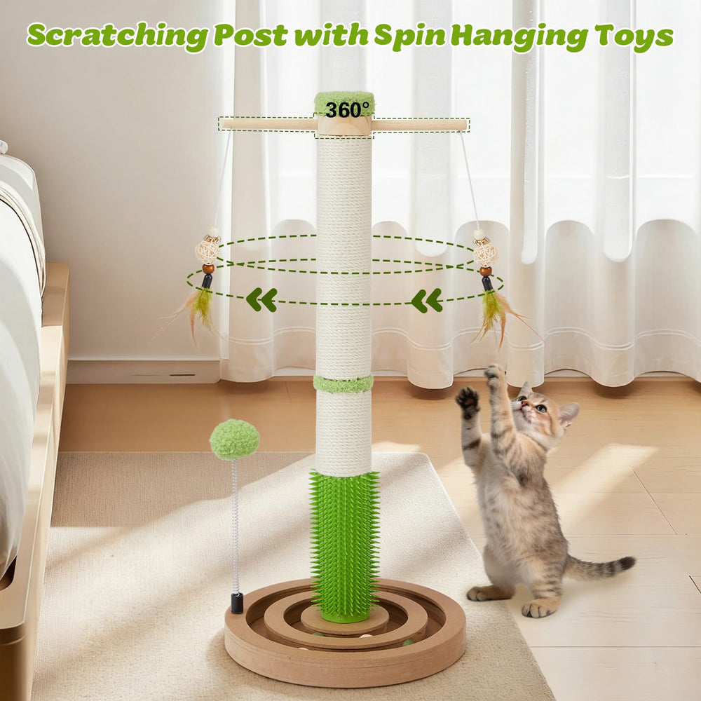 EMUST sisal rope surface offers paw friendly texture for natural scratching