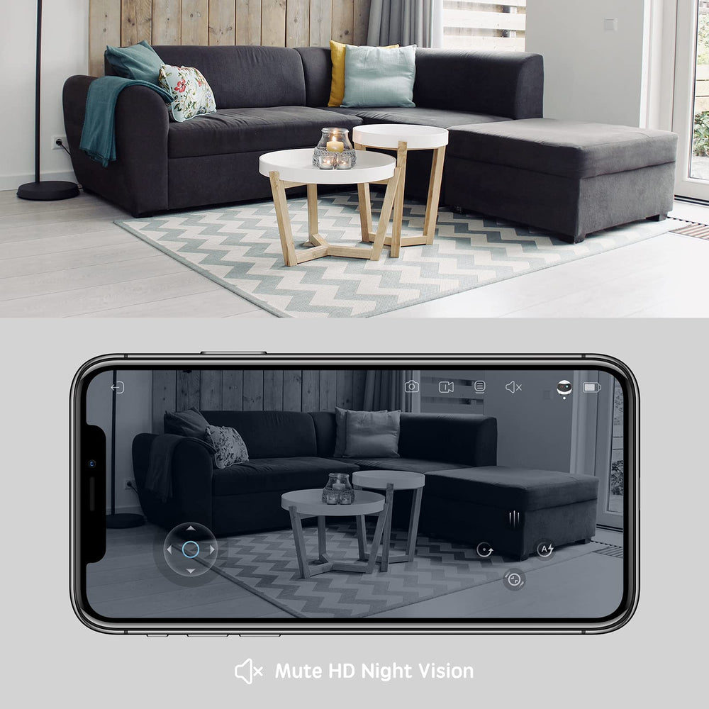 Enabot EBO SE compact design navigates under furniture