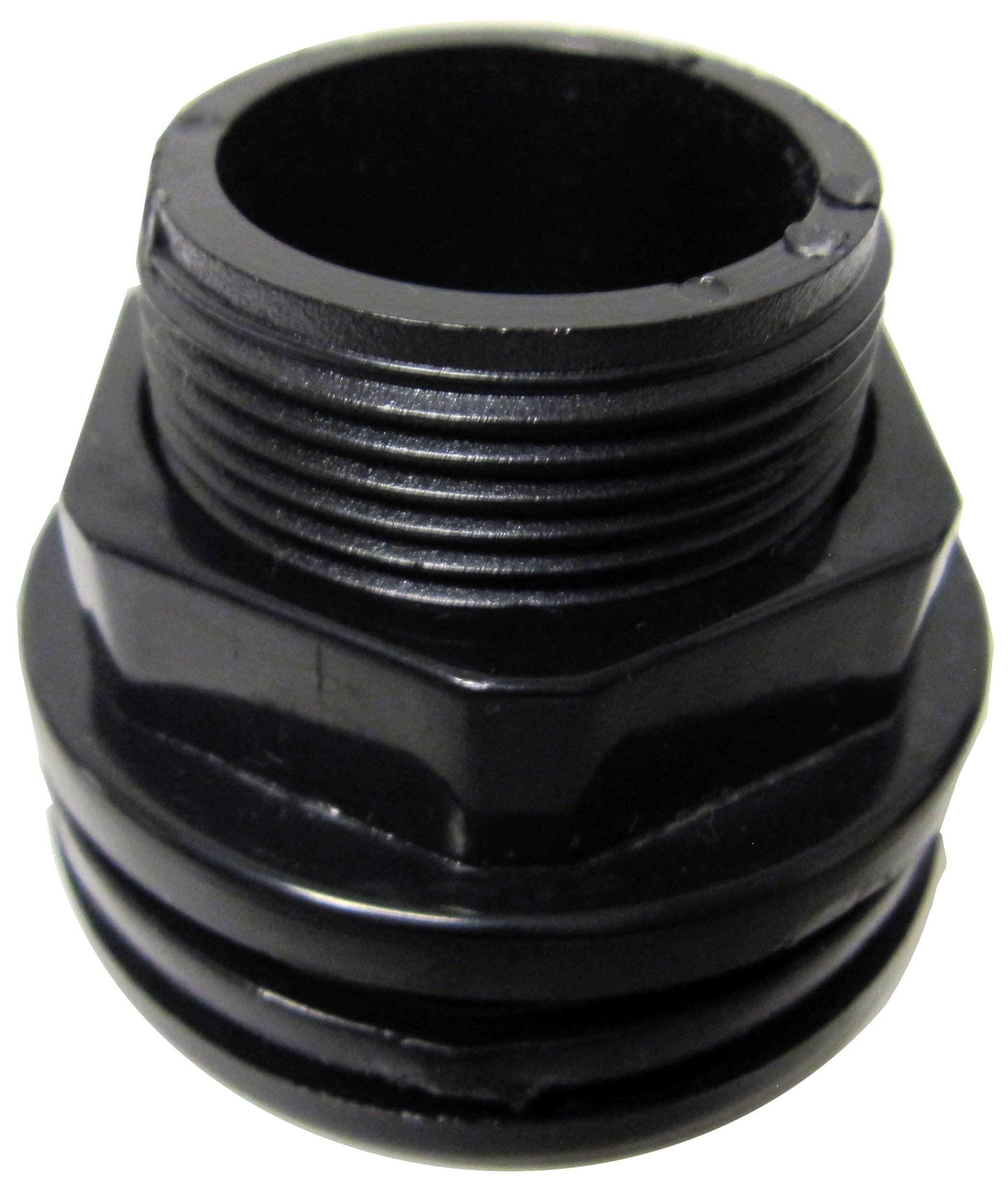 Encompass All bulkhead kit with gasket and nut, jet black finish blends with tanks