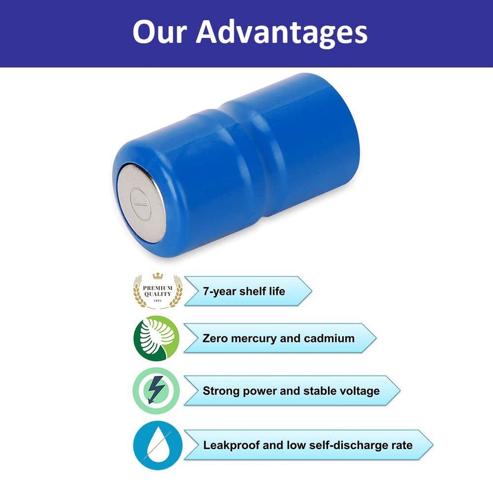 Enerpe 2CR1/3N 6V battery specs and 4-pack packaging for easy shopping.