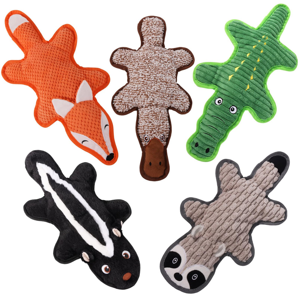 Eneston platypus no-stuffing dog toy for safe, engaging play.