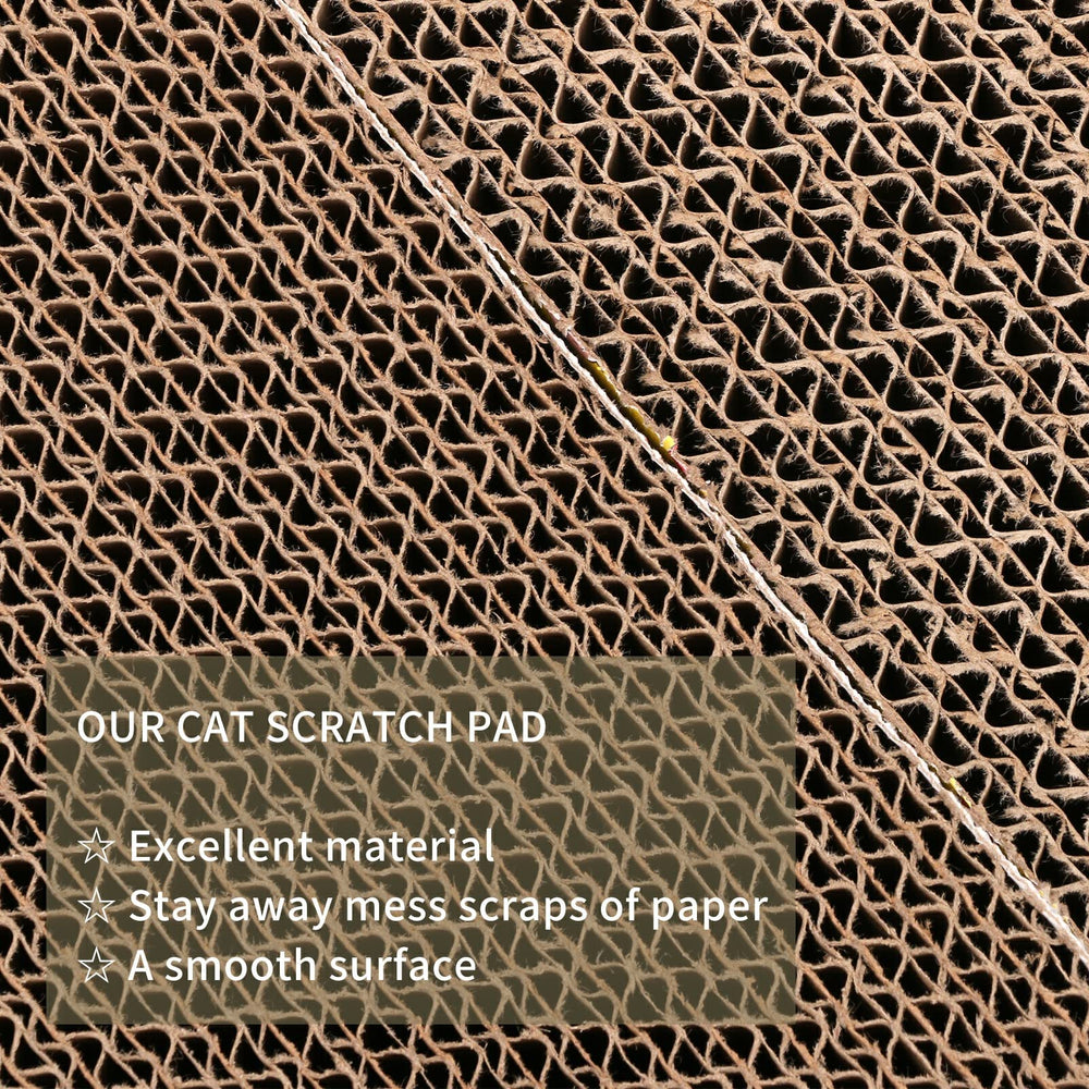 Engelalike cat scratcher pack on floor demonstrates versatile use.