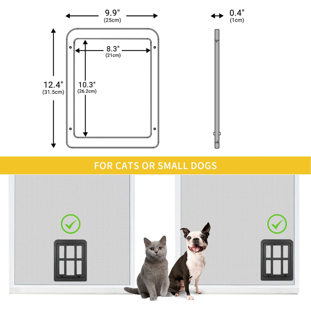 Enjoying cat door lockable-feature image emphasizes controllable access for safety.