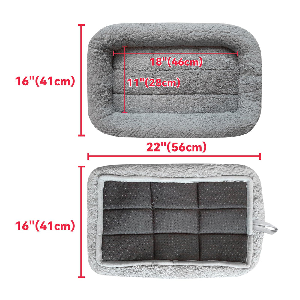 Enjoying Cat Mat Bed outer 16x22 inches, ideal for curling sleepers.