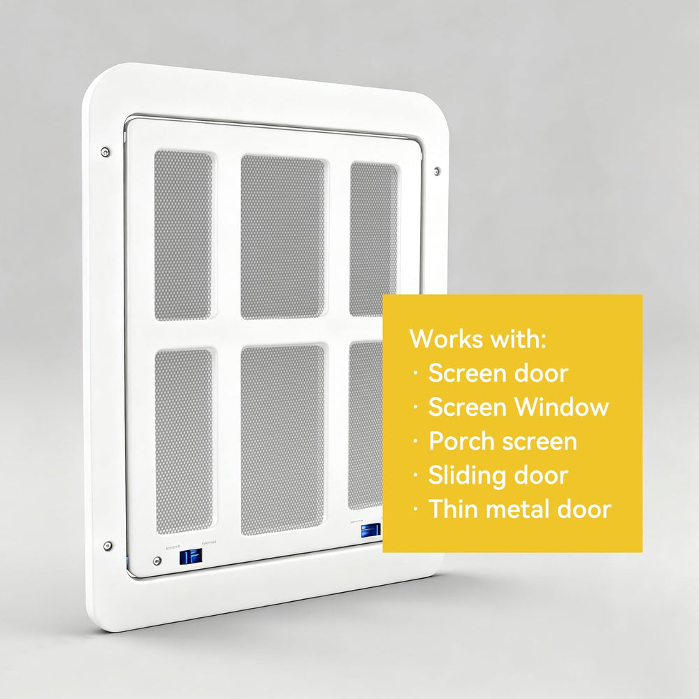 Enjoying dog door shows dual locks for secure, supervised access.