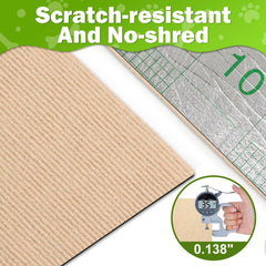 ENONCI Bed Cat Scratcher Pad trimmable design lets you fit any space