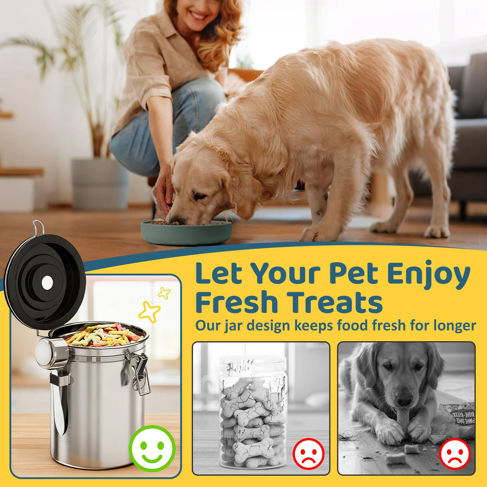 ENONCI durable kitchen storage jar designed for daily pet use.