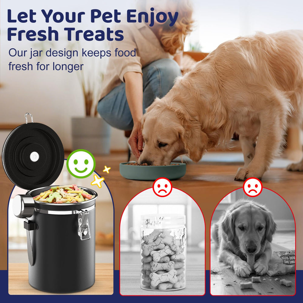 ENONCI one-handed latch provides quick access to treats.