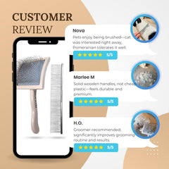 ENUKYCOM cleaning comb for brush maintenance and hair removal