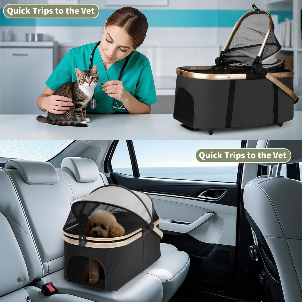 ENVTEK weather-resistant 600D Oxford fabric protects pets outdoors