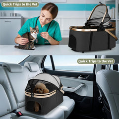 ENVTEK weather-resistant 600D Oxford fabric protects pets outdoors