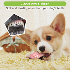 ENZZROA soft durable puppy teething toy material.