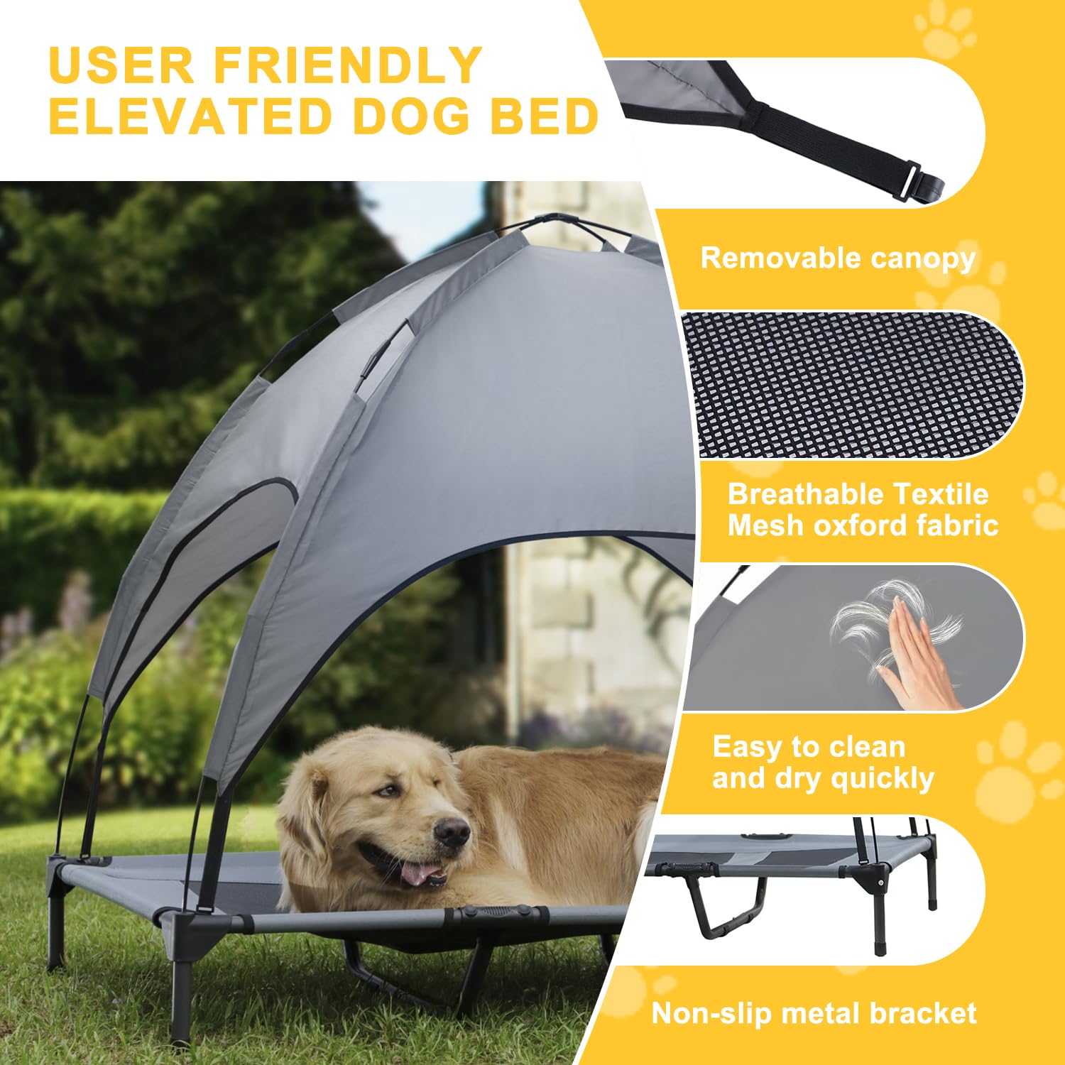 Eofritt indoor-outdoor dog bed suited for versatile indoor and outdoor placement.