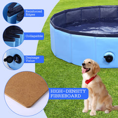 Eooqi foldable dog pool size M displayed for medium dogs use