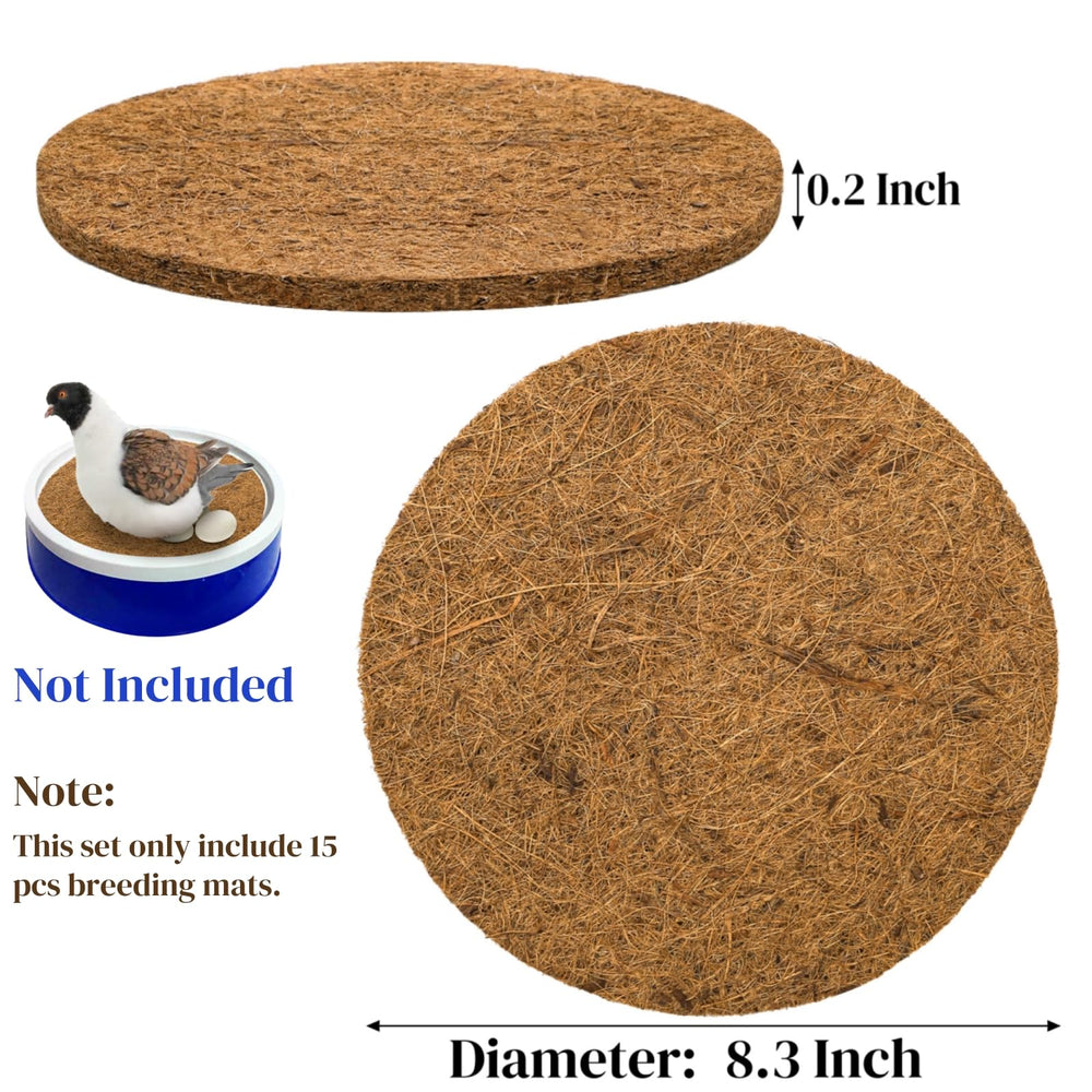 Eorbow nest pad coconut fiber close-up shows breathable, durable material