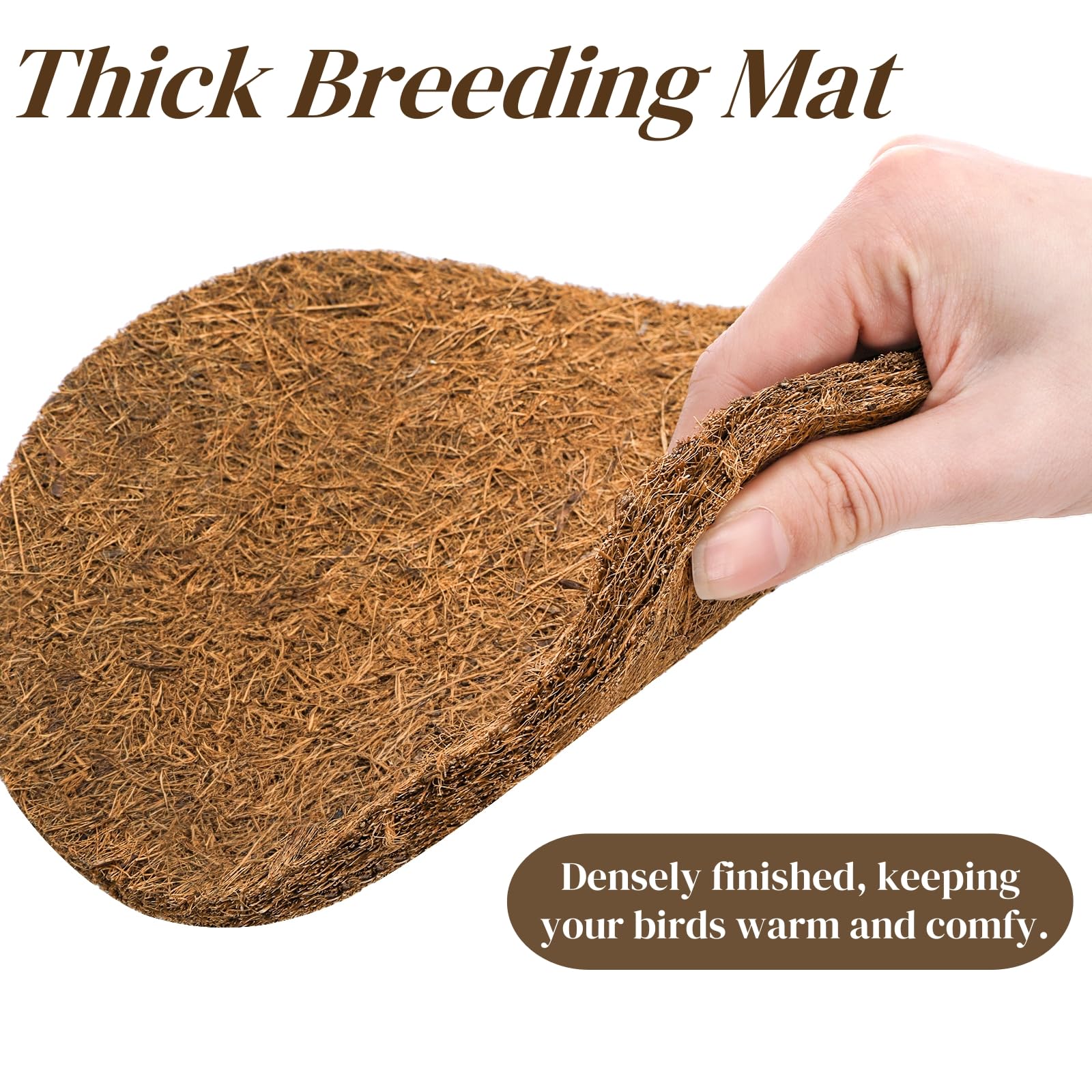 Eorbow nest pad size reference 8.3 by 8.3 inches