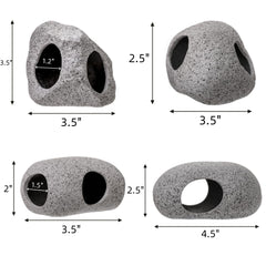 Eorbow rock caves 6pack design-b add visual interest and shelter in your tank.
