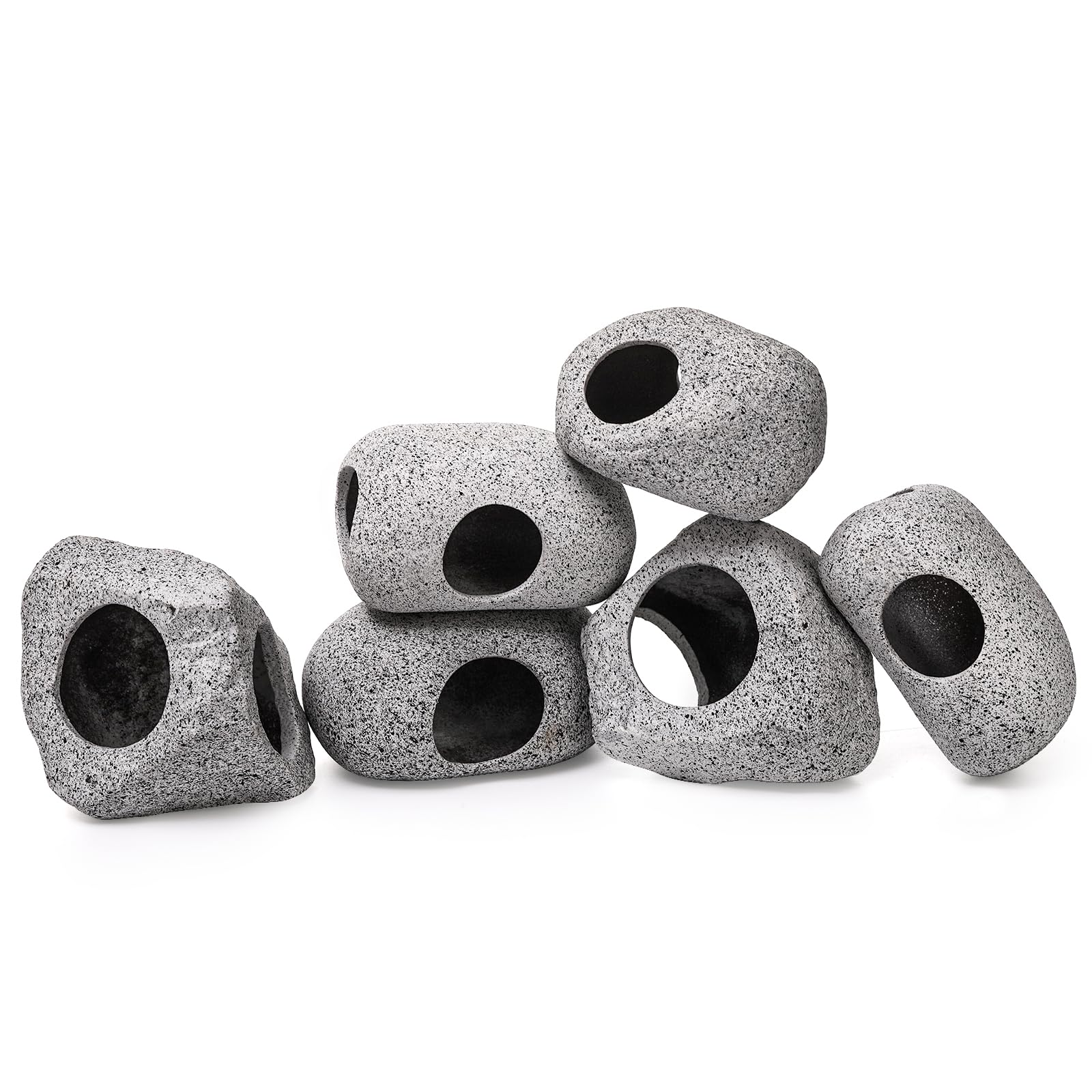 Eorbow rock caves 6pack size-large fits bigger fish and open hides.