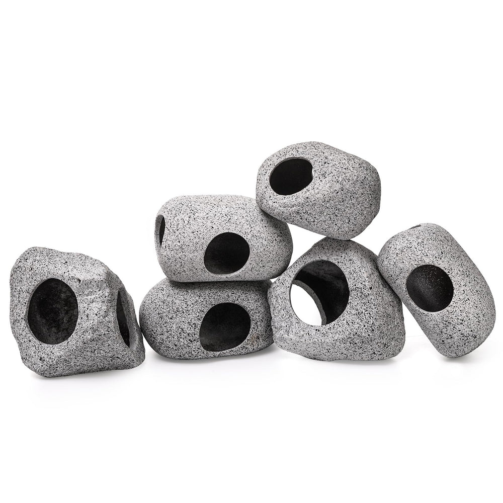 Eorbow rock caves 6pack size-large fits bigger fish and open hides.
