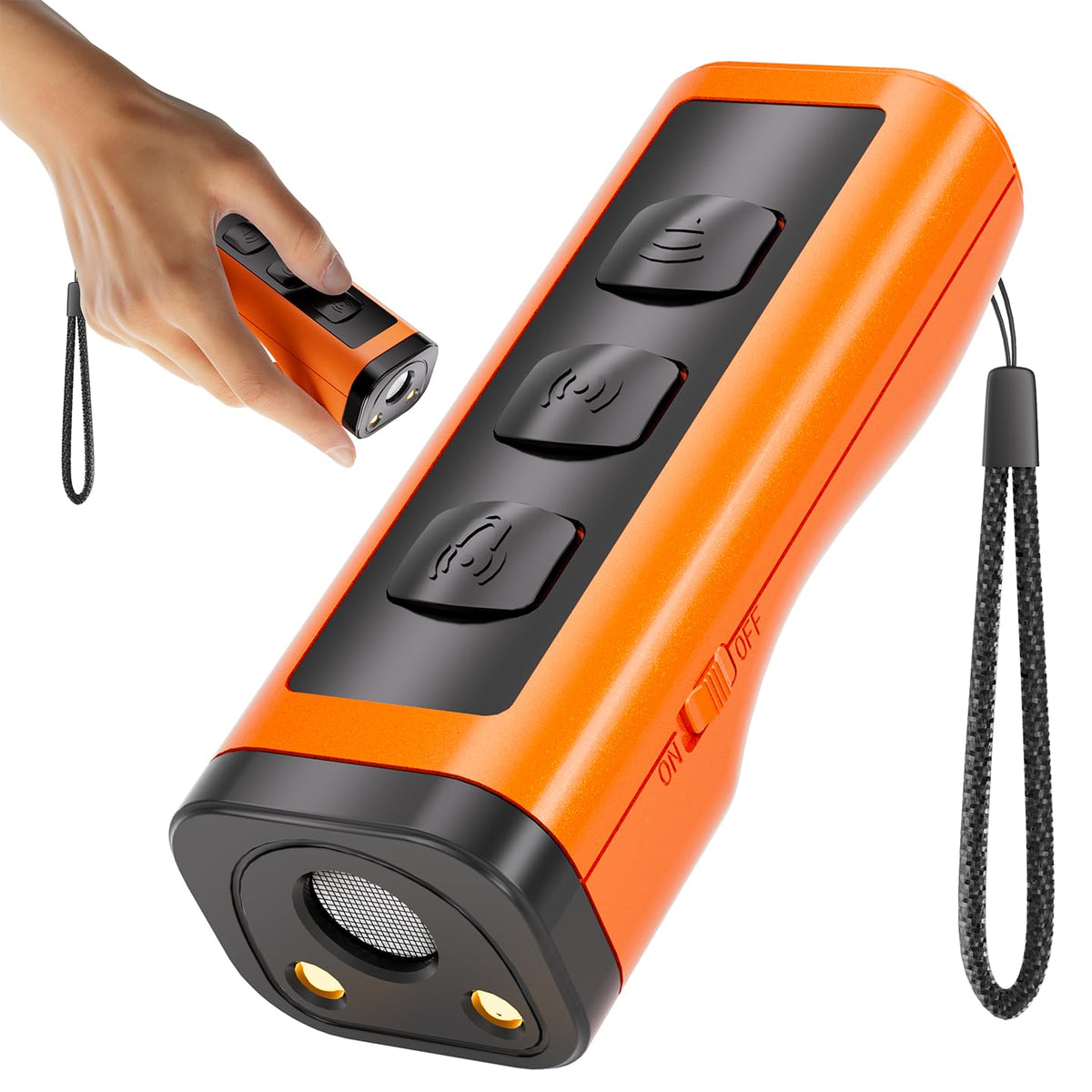 Eorery Dog Bark Deterrent device front view for discreet training and easy handling