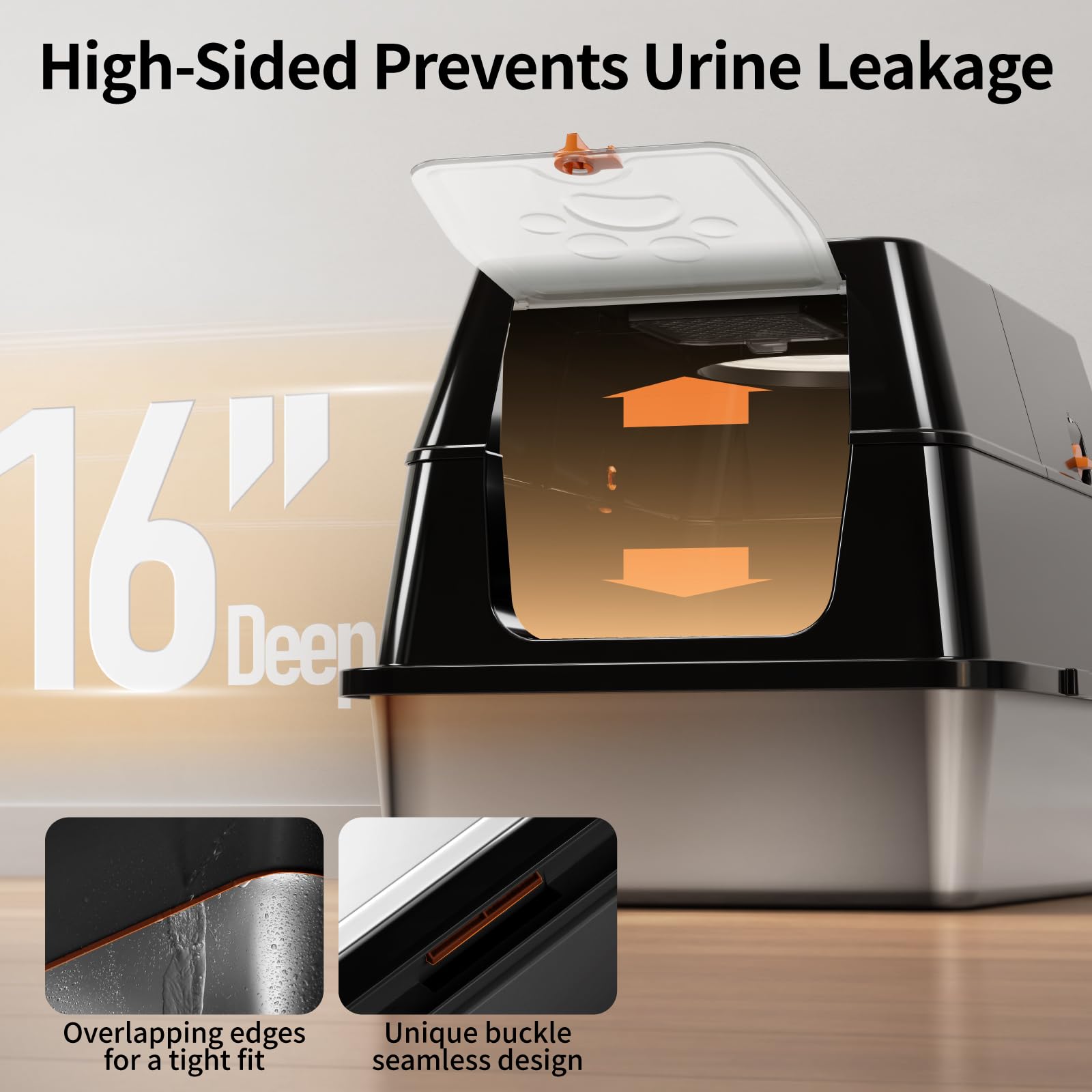 Eosarcu non-stick surface eases washing after scooping and stays clean.