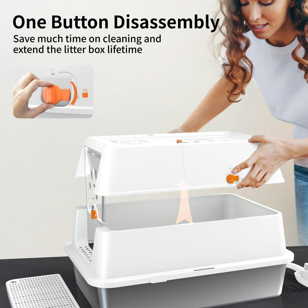 Eosarcu scoop-friendly steps in front view support safe scooping.