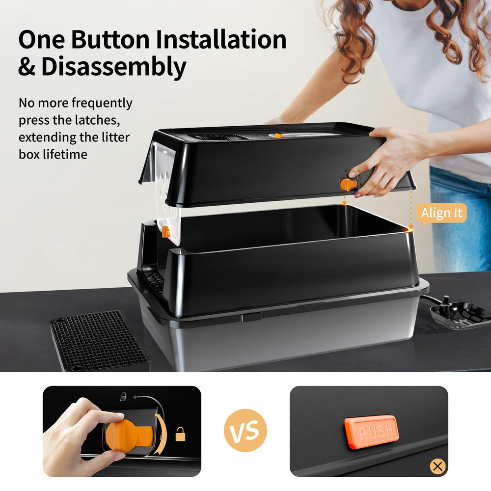 Eosarcu XL top lid in use, highlighting versatile enclosure options.