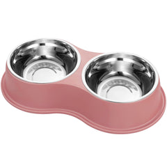 EpetsLove double bowls on raised stand offering a convenient feeding setup for pets