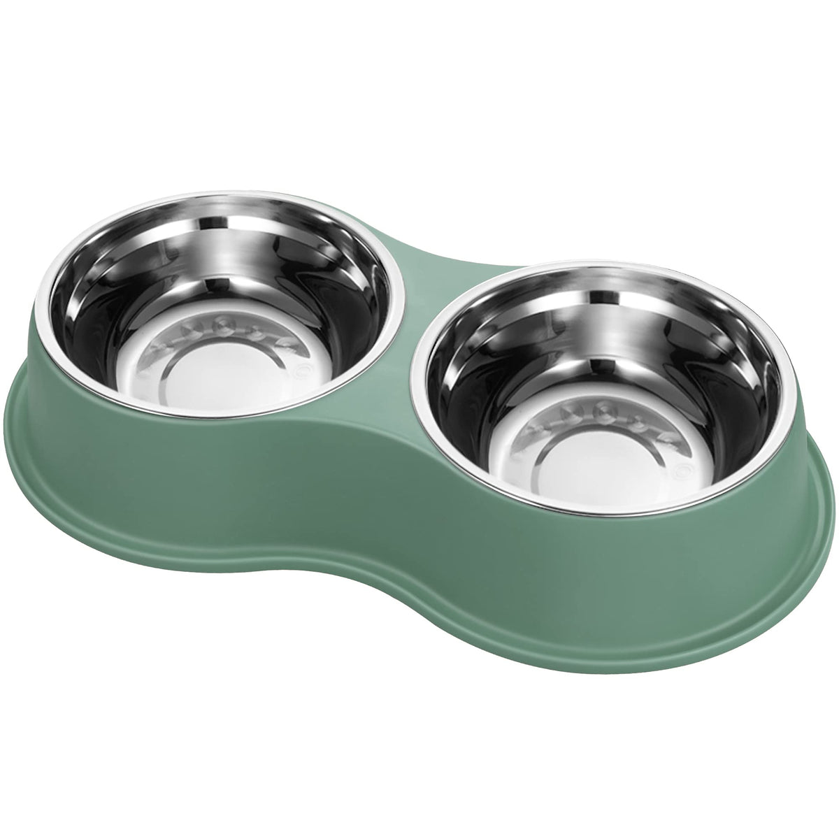 EpetsLove double dog bowls in stainless steel for easy, balanced meals